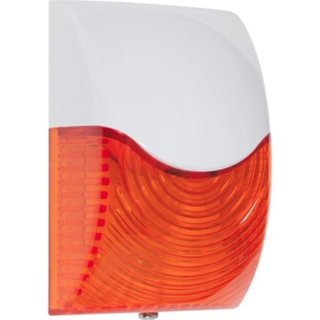 Safety Technology International Alert Siren, Horn and Strobe, Surface/Flush Mount, Amber, 12 to 24V DC, 85 to 105 dB STI-SA5600-A
