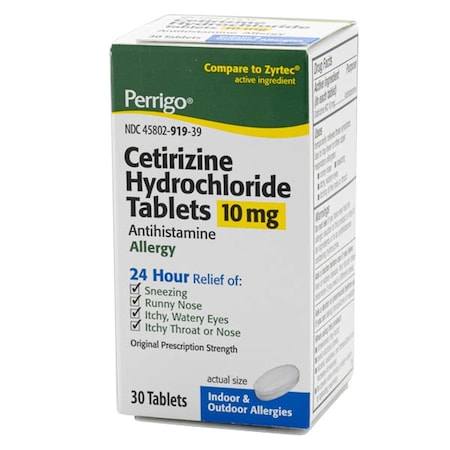 Padagis Cetirizine, 10mg, 30PK 45802091939