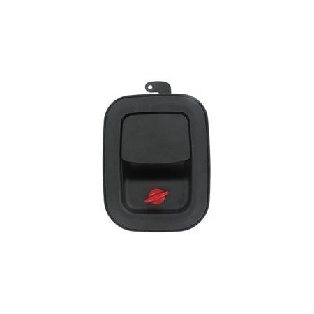 Trimark Trailer latch with dead bolt, exterior handle, copper-nickel nickel chrome, zinc plunger 31854-02