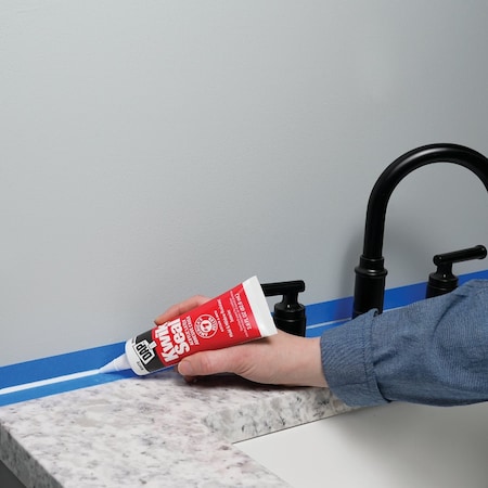 Dap Kwik Seal 2.8 Oz. White Kitchen & Bath Adhesive Caulk 7079800954
