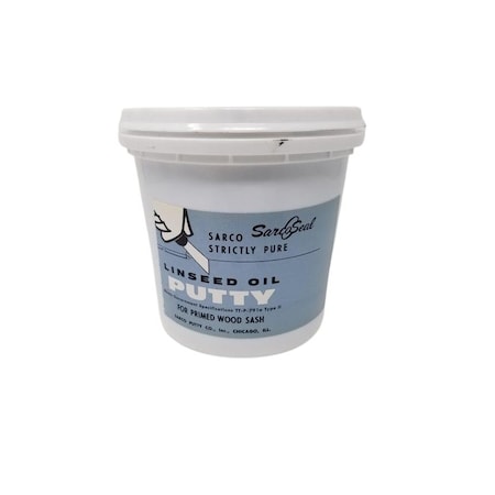 Sarco Putty DARK GRAY Stain Glass Window Glazing Putty - Quart. For use on Wood Sash and Doors. Forms a Permane SPSGQ