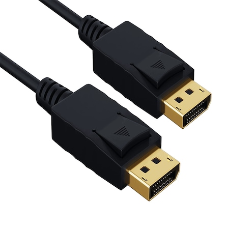 Sanoxy 3ft Gold Plated Premium DisplayPort to DisplayPort Male to Male Cable W/ Latches 28AWG SNX-CBL-LDR-DP101-1103