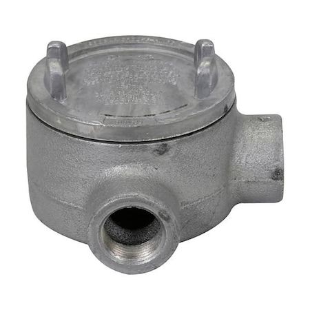 Crouse-Hinds Eaton Crouse-Hinds series Condulet GUA conduit outlet box with cover GUAL69