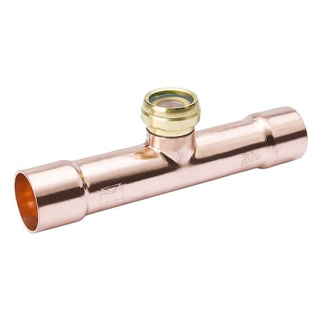 Mueller Industries Sight Glass, 1 3/8 in, Copper, 7 7/8 in L A 18121