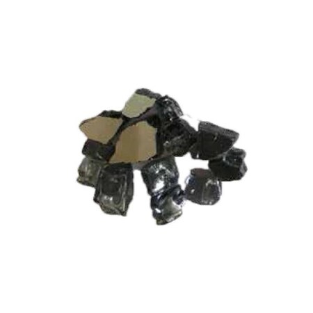 Dagan 0.5 in. Reflective Fire Glass, Platinum RG-PLATINUM