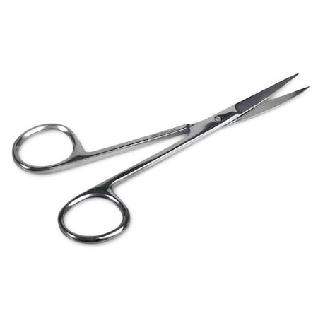 Medline Iris Scissors, Single-Use, Curved, Standard, 4.5in, 50PK DYNJ04049