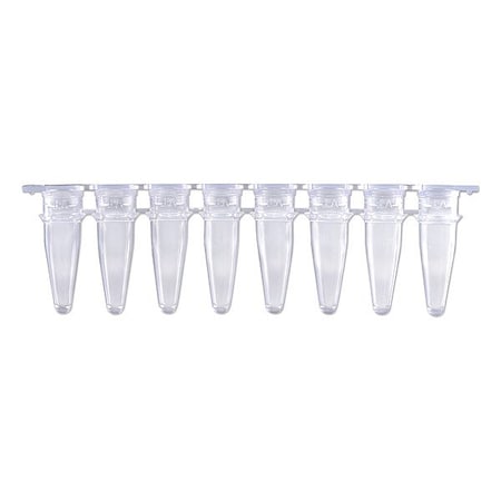 Zoro Select PCR Strip, 0.94 in Dia, Natural, PK120 P3802-Q