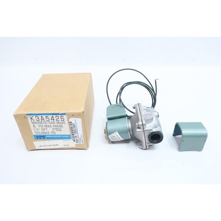 Itt SOLENOID VALVE 120V-AC 1/2IN NPT K3A542S