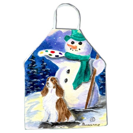 Carolines Treasures English Springer Spaniel Apron - 27 H x 31 W in. SS1002APRON