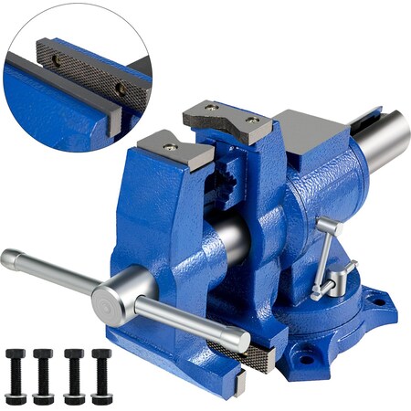 Vevor Multipurpose Bench Vise 6" 30Kn Heavy Duty with 360 Deg Swivel Base and Head 9466