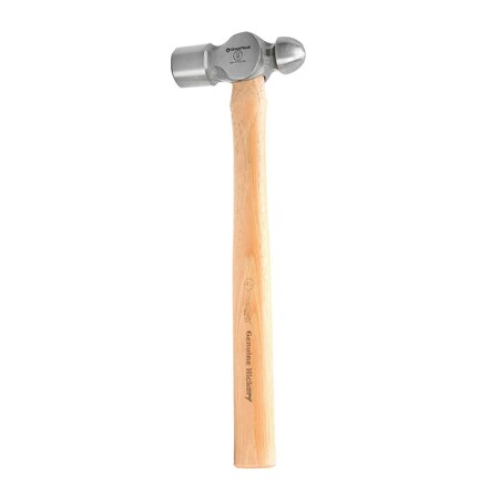 Greatneck Ball Pein Hammer, Ball Pein, 32 oz Drop Forged Steel Head, Hickory Wood Handle BP32