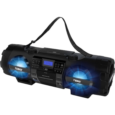 Naxa Electronics Naxa NPB-262 Bass Reflex Boombox with PA system and Bluetooth NPB-262