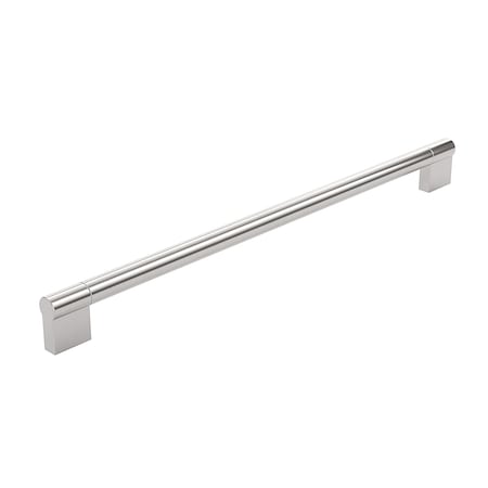 Richelieu Avellino Collection 12 5/8 in (320 mm) Center-to-Center Brushed Nickel Contemporary Cabinet Pull BP527320195