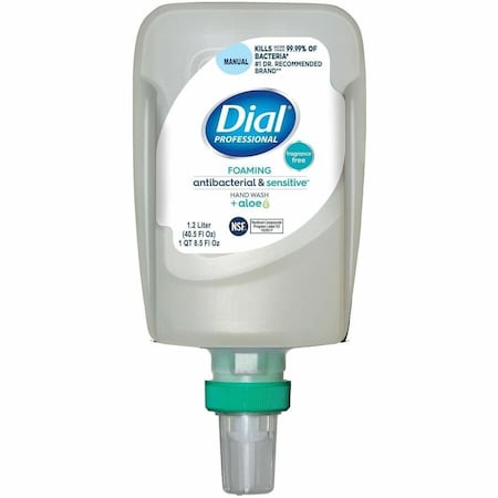 Dial Hand Soap, Antibacterial, Dye Free, Hypoallergenic, Fragrance Free, 3 PK 32100