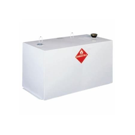Crescent Jobox Liquid Transfer Tank, For Trucks, Rectangular, 100 gal, Steel, White 217-484000