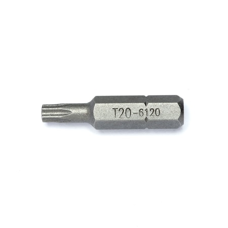 Genius Tools 1/4in Hex Shank, T-20 Star Screwdriver Bit 30mmL 6120