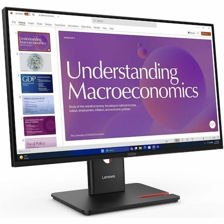 Lenovo T24D-40, 24 INCH FHD DOCKING MONITOR WITH IPS AND LTPS STAND WITH PHONE SLOT, VA 64B9GAR1UZ