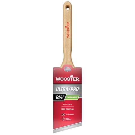 Wooster 4153 2.5 in. Ultra Pro Lind Beck Extra Firm Angle Sash Brush 71497143761