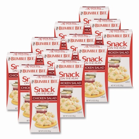 Bumble Bee Snack on the Run Chicken Salad with Crackers, 3.5 oz Pack, 12PK KAR70820