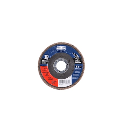 Century Drill & Tool Type 27 Zirconia Flap Disc 75583