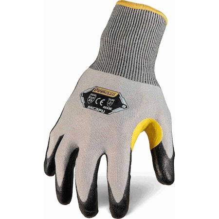 Ironclad Performance Wear Knit Gloves, Cut Level A3 , Polyurethane , Smooth , L ( 9 ) 1 PR SKC3PU-04-L