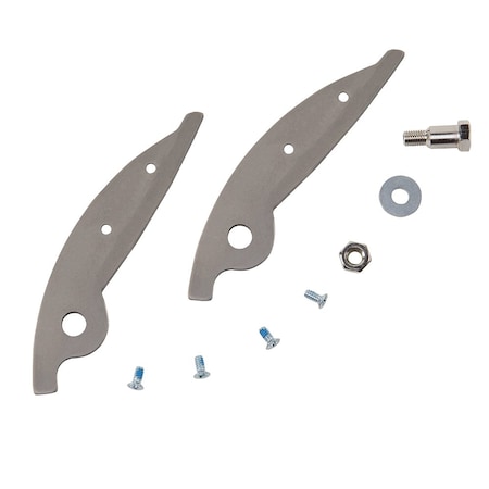 Klein Tools Replacement Blades for 89556, Straight Cuts and Wide Curves, 4-3/4", Stainless Steel 89555