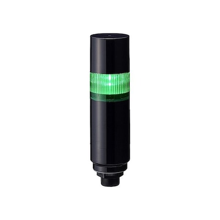 Patlite Signal Tower, 7 7/8 in H, 2 3/8 in dia. LR6-102W5BK-G