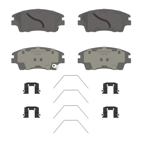 Wagner Brake OEX Front Disc Brake Pad Set Premium Ceramic, OEX1847