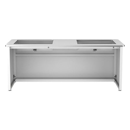Versadesk Computer Desk, 30 in D X 31 in H, 72 in W X DV7230-WW