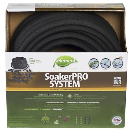 Swan ELSPAK38100CC Soaker Hose, 100 ft L, Plastic CELSPAK38100CC