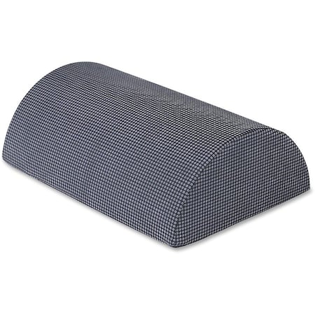 Safco HALF-CYLINDER PADDED FOOT CUSHION, 17.5W X 11.5D X 6.25H, BLACK 92311