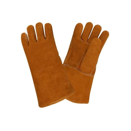 Cordova Welder Gloves, Leather, Brn Shoulder, PK12 7635