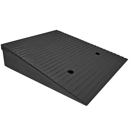 Electriduct Mountable Rubber Threshold Ramp, 8in Rise, Black, 1 Piece CR-RPS-MBR-8.0