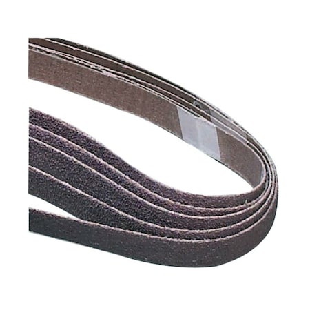 Norton Co Metalite File Belts, 1/2 in x 12 in, 80, Aluminum Oxide 78072727554-XCP1