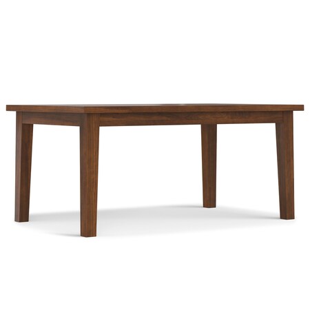 Homeroots 66" Walnut Wood Dining Table 640726