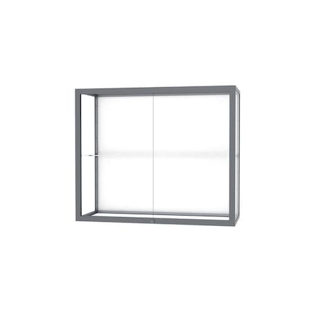 Ghent Champion Wall Case Display 36x30x14, White 2282WB-SN