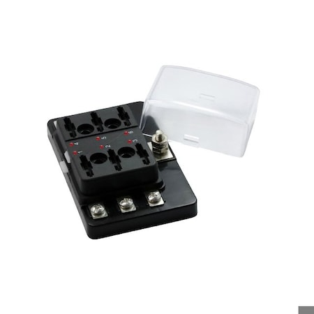 Optifuse Fuse Block for Regular Blade - LED, 6P BLR-I-506