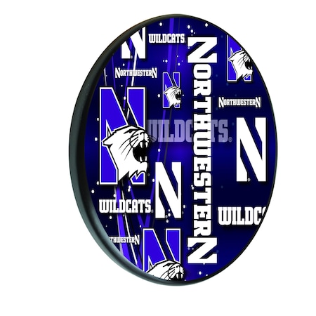 Holland Bar Stool Co Northwestern University 13" Solid Wood Sign WSgnPBlkNthwst