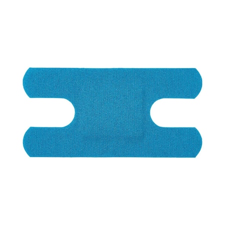 Medline CURAD Food Service Metal-Detectable Blue Fabric Adhesive Bandage, for Knuckles, 1200PK NON25510BL