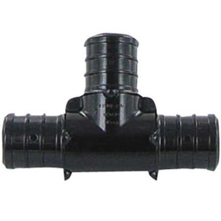 Bookazine 0.5 in. Black Plastic Fresh Water Tee TI653677