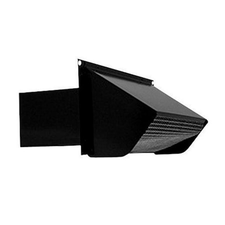 House Broan w/ Nutone 639 Wall Cap Duct  Black HO2512592