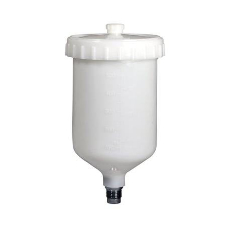 Astro Pneumatic Gravity Feed Cup, 600 mL Capacity, Plastic, Use With: EUROHE and EUROHV Guns EUROCUP