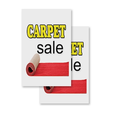 Signmission Carpet Sale, Vinyl Decals Only 24 Inch x 36 Inch, Vinyl Decal, 2PK DSB-2436-2PACK-Carpet Sale