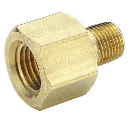 Parker Reducing Adapter Brass Reducing Adapter, 1/4 in Female NPT X 1/8 in Male NPT VS222P-4-2