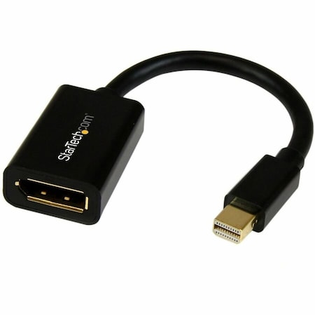 Startech.Com MINI DISPLAYPORT TO DISPLAYPORT ADAPTER CONVERTER; 4K X 2K VIDEO 3840X2400P 60H MDP2DPMF6IN