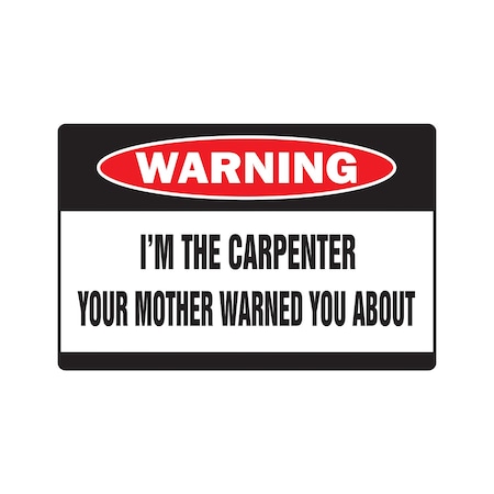 Signmission Carpenter, 5 Inch X 7 Inch, Decal D-5-W-Carpenter
