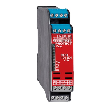 Schmersal safety relay modules - intrinsically safe, 103037576, 1 safety contact SRB101EXI-1A
