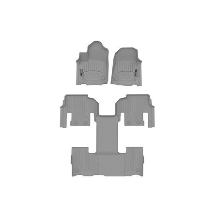 Weathertech Grey, Front and Rear Floorliners 461704-1-4
