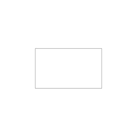 Bubblefast 3 x 5'' - Clear Removable Rectangle Labels BFDL1592CL