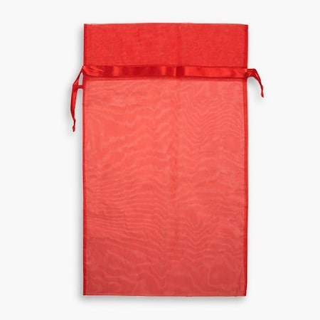 Nashville Wraps Red Sheer Organza Bags, 5.5x9, 10PK B55912
